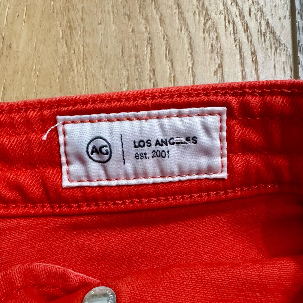 AG | Adriano Goldschmied Paige Sage Wide Leg Crop Denim Size 27 - Picture 4 of 6